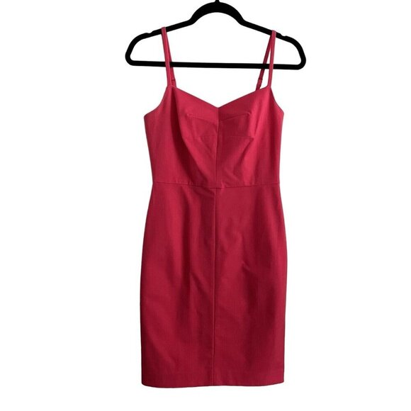 Banana Republic Women 2P Pink Strappy Bi-Stretch Cami Sheath Cocktail Dress - Picture 1 of 9